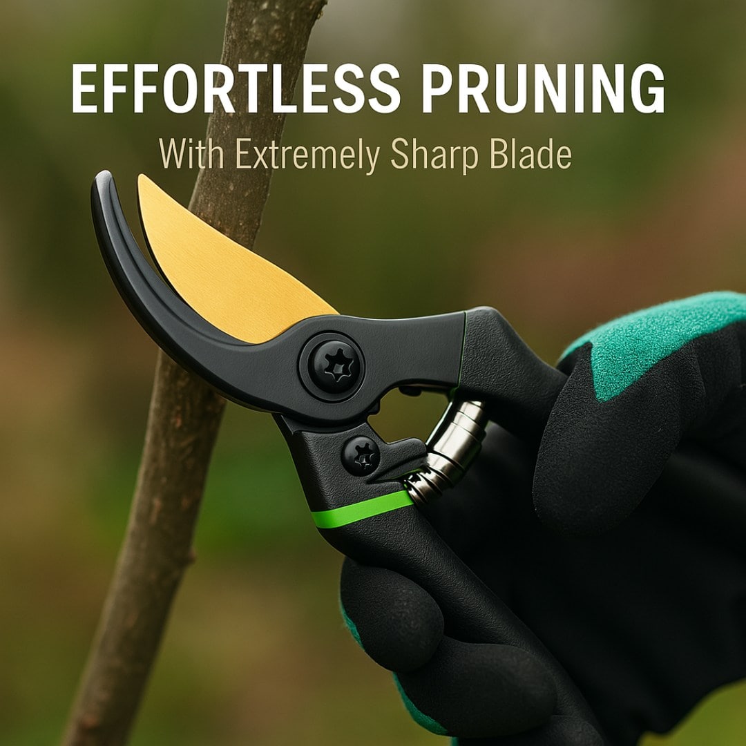 Professional 10-Inch Garden Pruning Shears