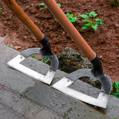 All-Steel Hardened Hollow Hoe – Garden Weeding Tool
