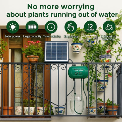 Solar Drip Irrigation Kit for Eco-friendly Automatic Watering